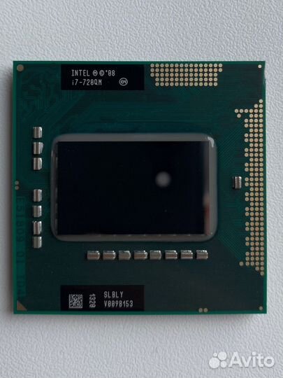 Процессор i7 720qm 4 ядра 8 потоков