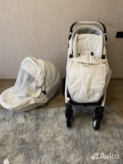 Коляска 2 в 1 adamex экокожа