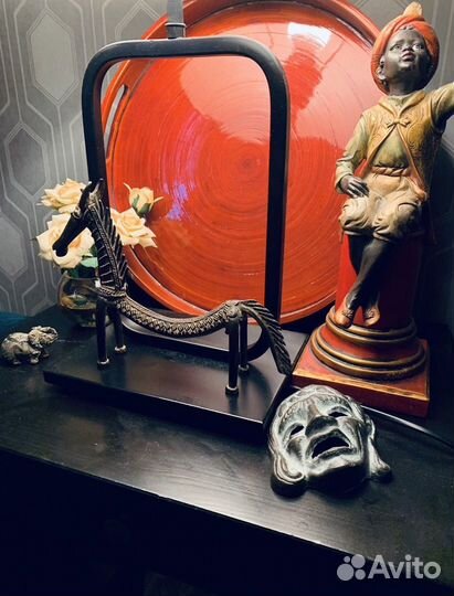 Статуэтка лошади из бронзы Индия