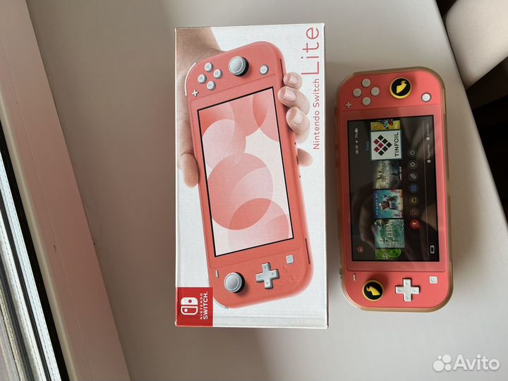 Портативная игровая приставка nintendo switch lite