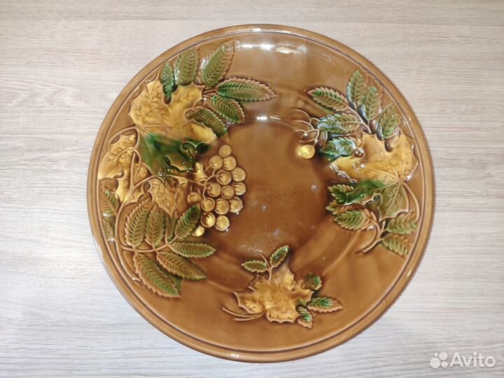 Блюдо, фруктовница. СССР. Фаянс зик Конаково