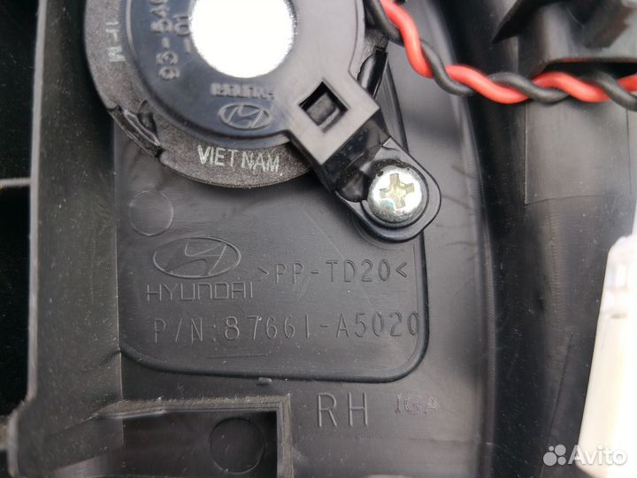 Накладка зеркала Hyundai i30