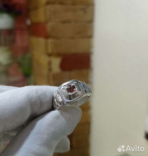 Мужской перстень серебро