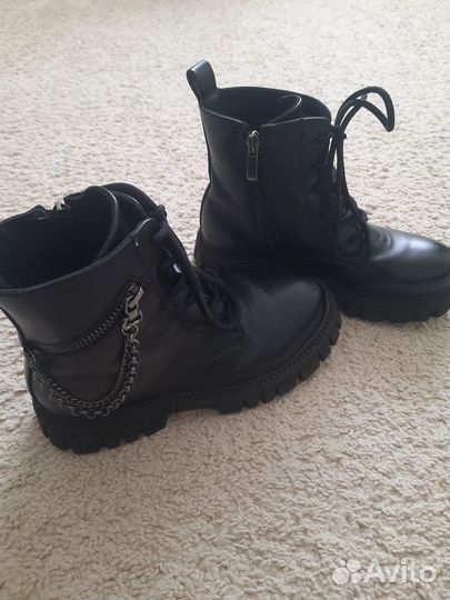 Ботинки демисезонные для девочки 34 размер