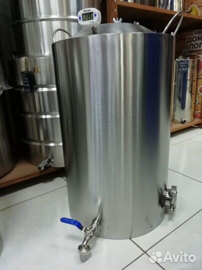 Перегонный бак, куб, котел 40л (врезка под тэн 2