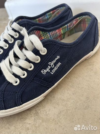 Слипоны Pepe jeans, почти новые, оригинал, р.36-37