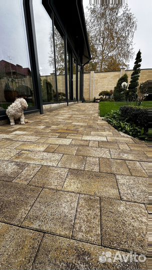 Брусчатка минимальный объем 120 м2