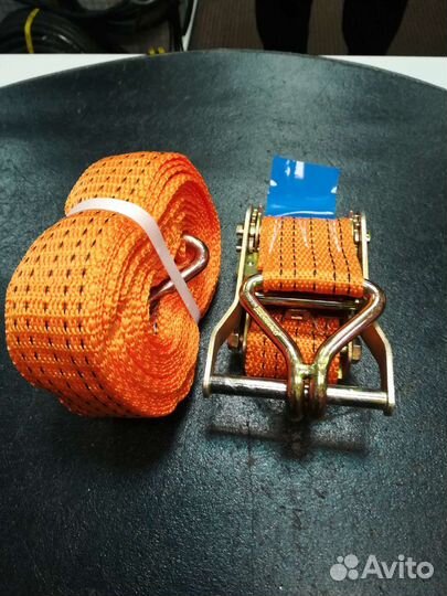 Стяжка груза 10мх50мм с храповиком 2т Автодело