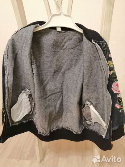 Джинсовка новая. Хлопок. 128р