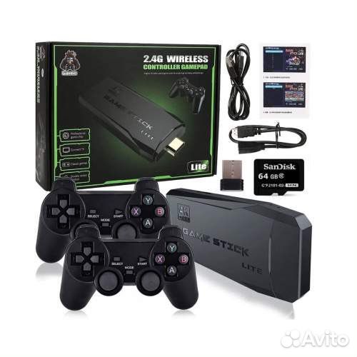 Приставка игровая game stick 64