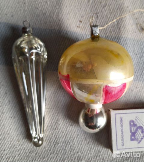 Ёлочные игрушки СССР винтаж