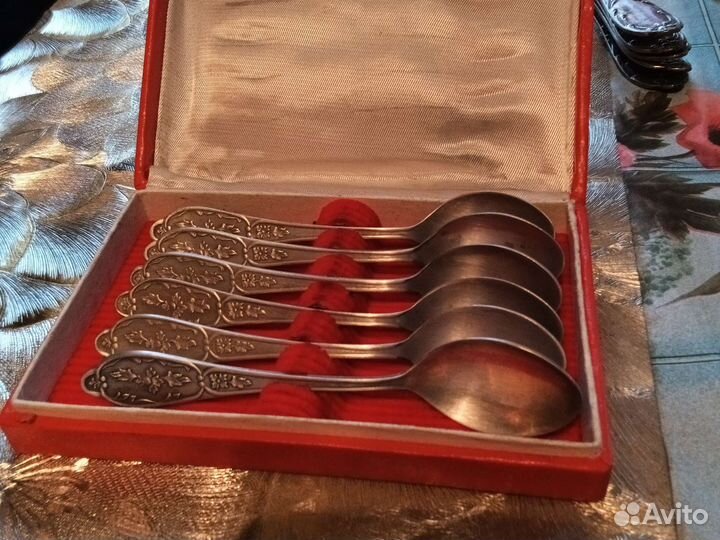 Ложки чайные мельхиоровые СССР