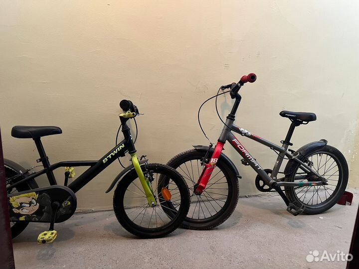 Детский велосипед 16 и 18 радиус