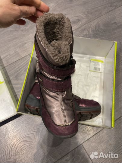 Сапоги зимние детские 33 на девочку