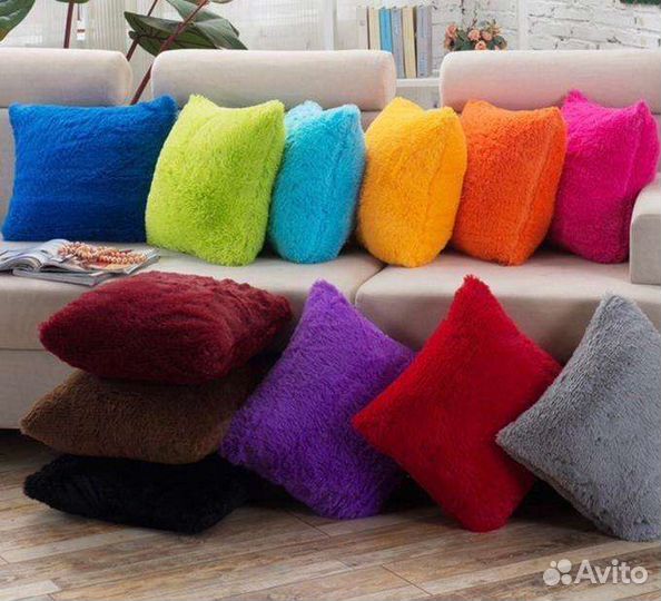 Наволочки декоративные Искусственный Мех Розница
