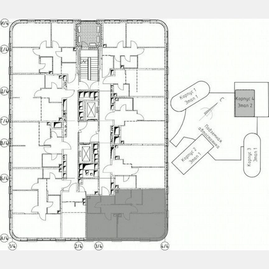 2-к. квартира, 77,5 м², 7/19 эт.