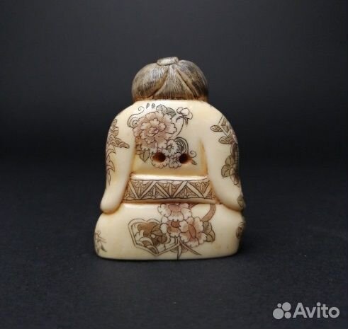 Нэцкэ Фея Луны (кость бегемота)