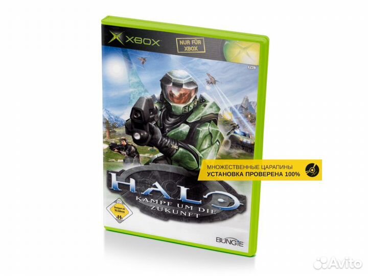 Halo Kampf Um Die Zukunft, б/у, множ.царап. (Xbox)