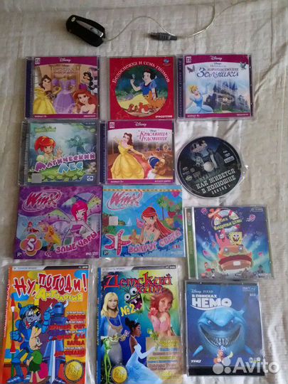 Журналы Винкс, феи, диски для девочек