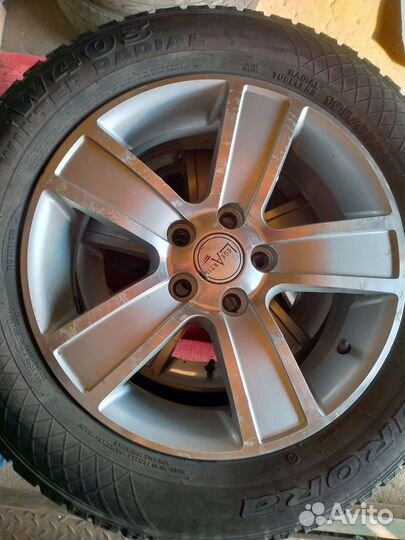 Литые диски r15 с резиной бу