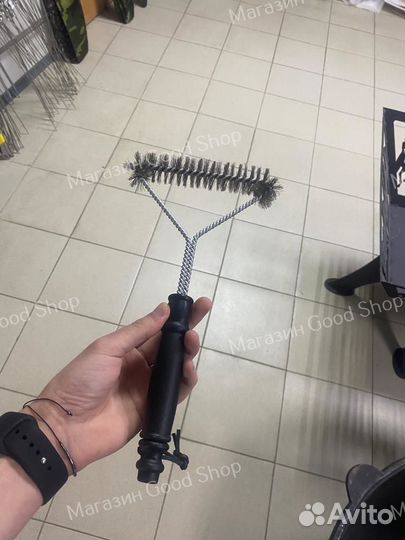 Щетка для чистки гриля 25см