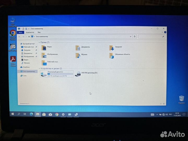 Ноутбук Acer Aspire ES1-523 для офиса,работы,учебы