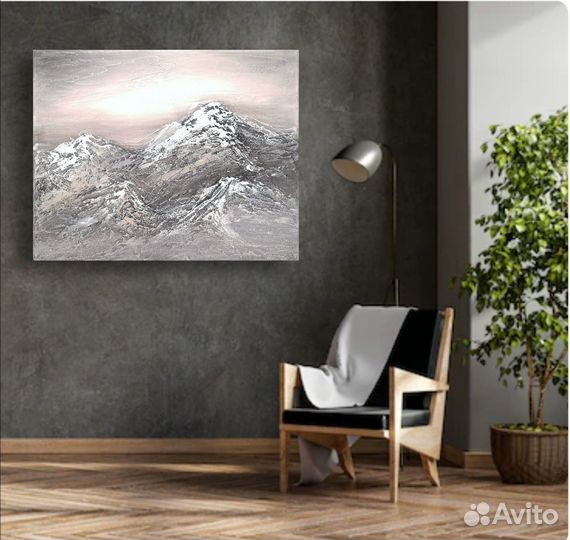 Фактурные интерьерные картины на заказ