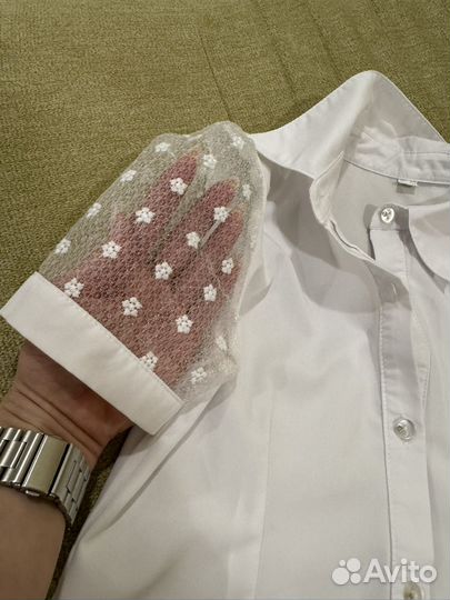 Блузка (рубашка) в школу 134-140