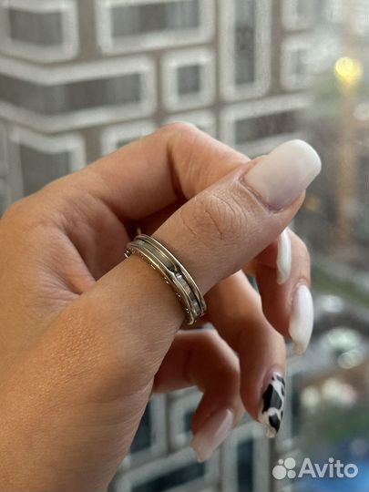 Кольцо bvlgari zero 1 белое золото 58 размер (19)