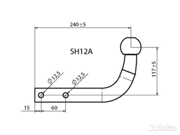 Шар тип A сталь черный