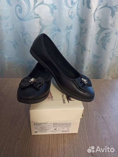 Балетки новые 40