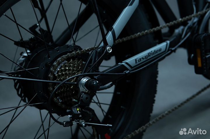 Складной Электровелосипед EasyRider 48A серый