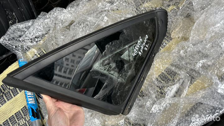 Окно глухое, форточка задняя левая рено аркана