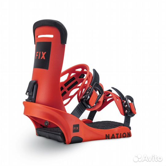 Крепления для сноуборда Fix National red р-p M