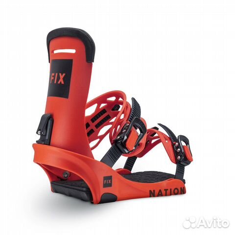 Крепления для сноуборда Fix National red р-p M