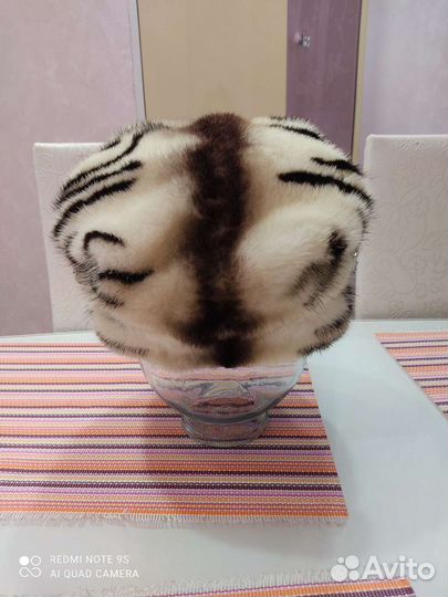 Шапка норковая женская