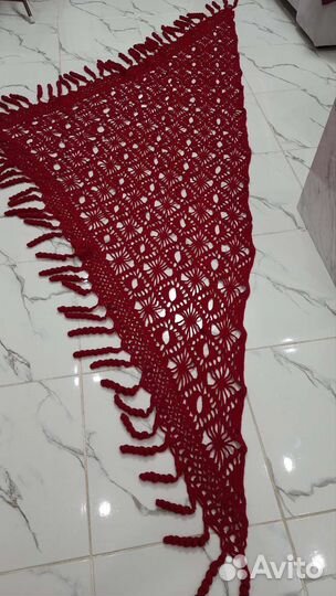 Платок шаль косынка из шерсть