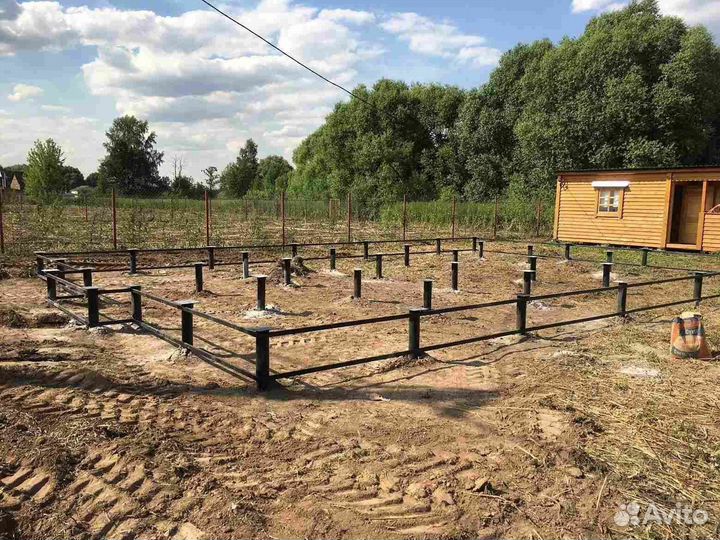 Винтовые сваи с монтажом под ключ