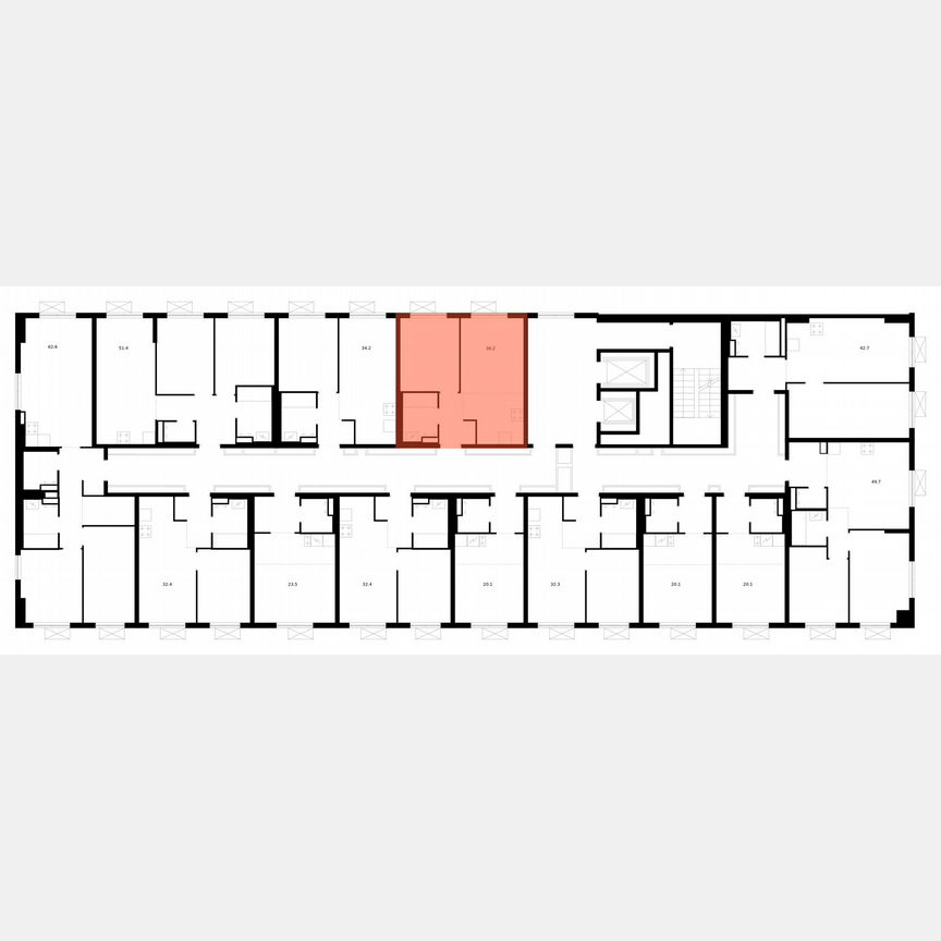 1-к. квартира, 36,2 м², 15/15 эт.