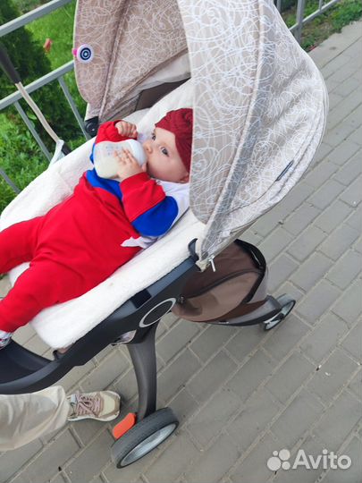 Летний кит на коляску stokke