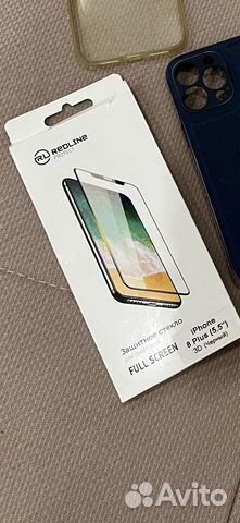 Защитное стекло на iPhone 8 plus