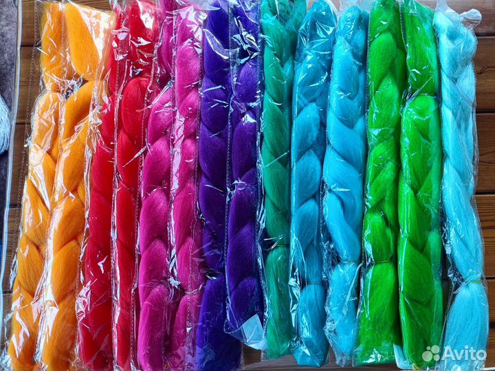 Канекалон, зизи, искусственные волосы, афрокосы