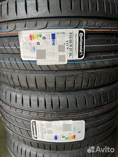 Continental ContiPremiumContact 7 275/40 R21 и 315/35 R21