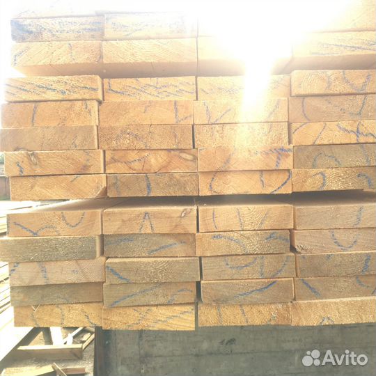 Доска обрезная хвоя 25x100x6000