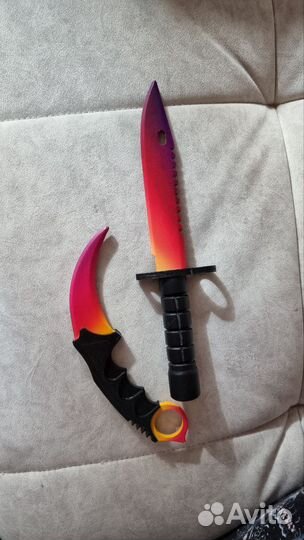 Деревянный нож керамбит игрушечный