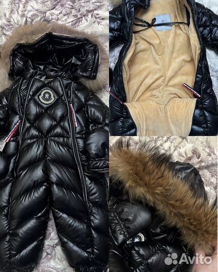 Зимний комбинезон новый на рост 74см