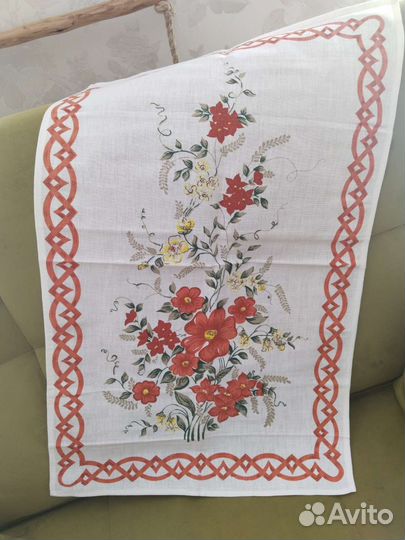 Рушник дорожка накидка на мебель СССР 43*69 см