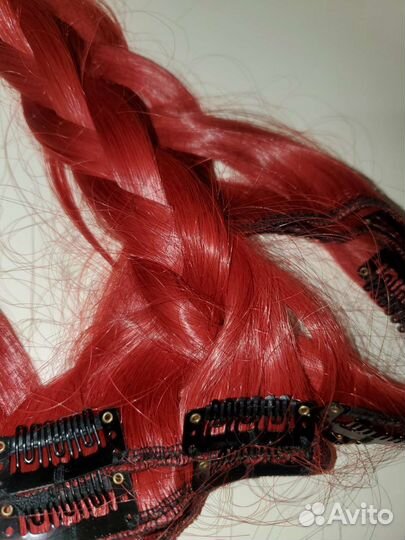 Накладные волосы на заколках