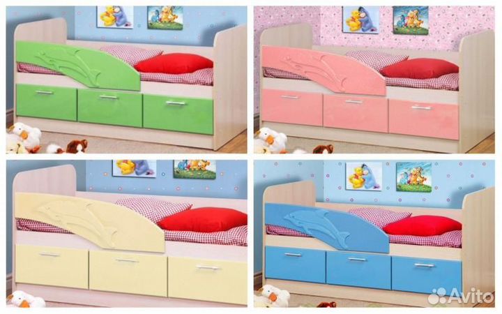 Кровать детская Дельфин 1