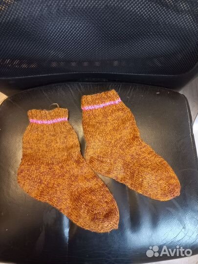 Шерстяные носки ручной работы